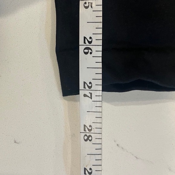 Abercrombie & Fitch Sloane Tailored Wide Leg Pants Trousers Black Medium M linen - Picture 8 of 8